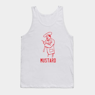 Retro Mustard Bottle Tank Top